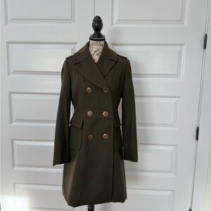 Kenneth Cole Olive Green Peacoat